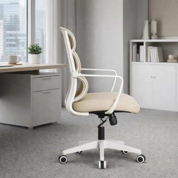 Фото - Крісло офісне Mealux Easy Lite Beige (HF-L14 F/BR)